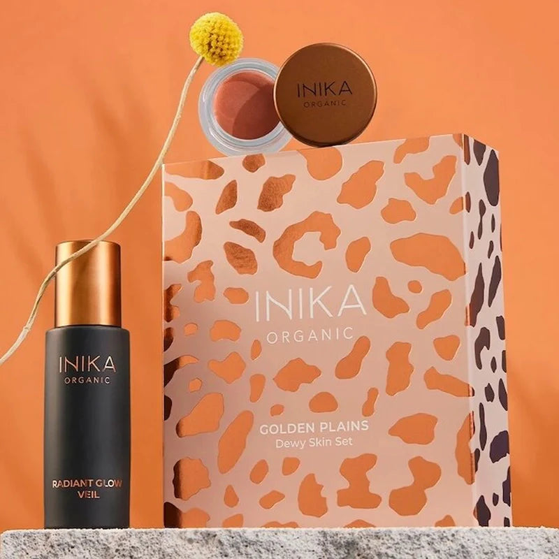 INIKA Golden Plains Dewy Skin Set