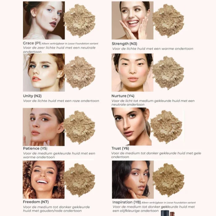INIKA Baked Mineral Foundation Powder Fortitude