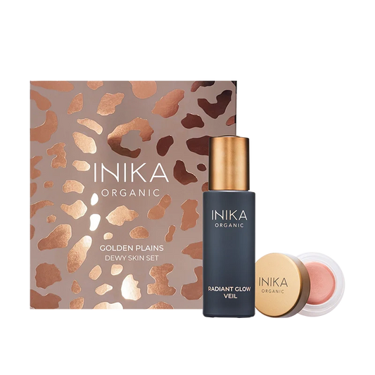 INIKA Golden Plains Dewy Skin Set